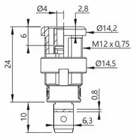 PJP 3266-C Dimensions
